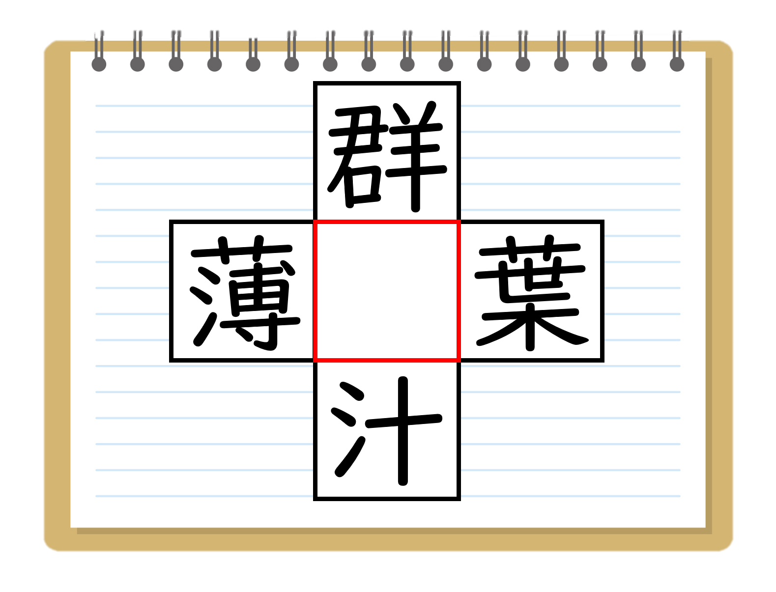 漢字穴埋めクイズ 全問 大人 高齢者向け 面白い虫食い問題 簡単クロスワード クイズ王国